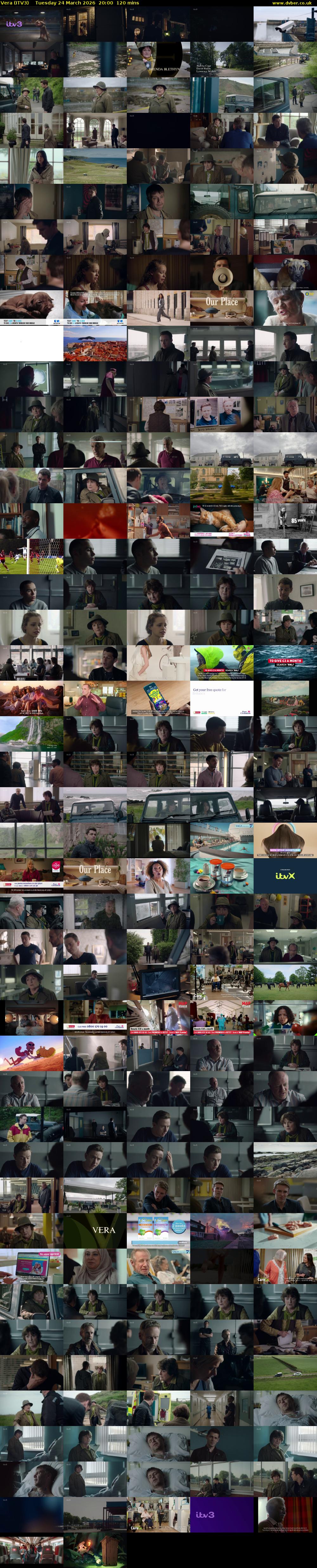 Vera (ITV3) Tuesday 24 March 2026 20:00 - 22:00