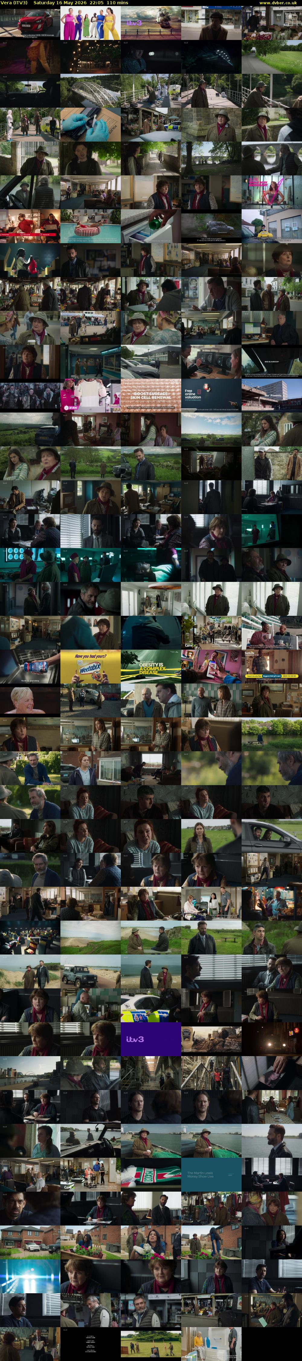Vera (ITV3) Saturday 16 May 2026 22:05 - 23:55