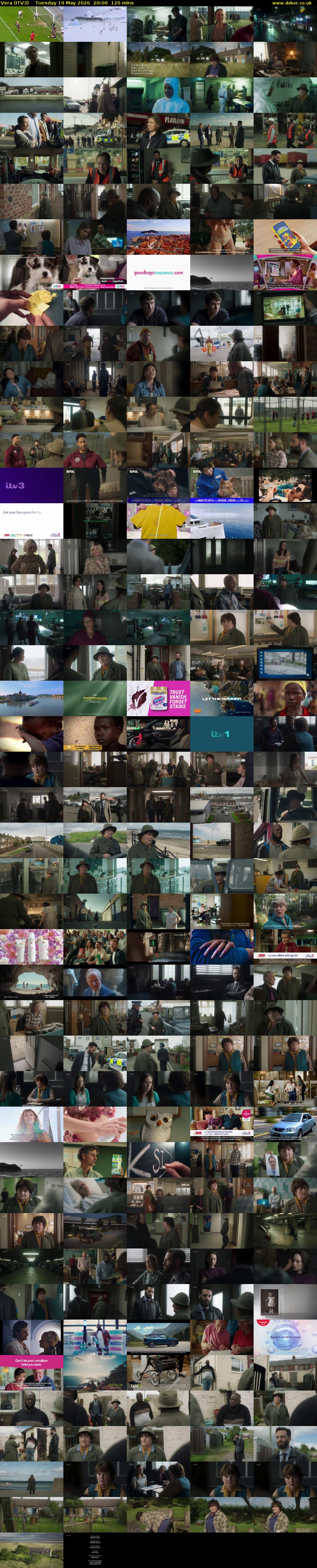 Vera (ITV3) Tuesday 19 May 2026 20:00 - 22:00