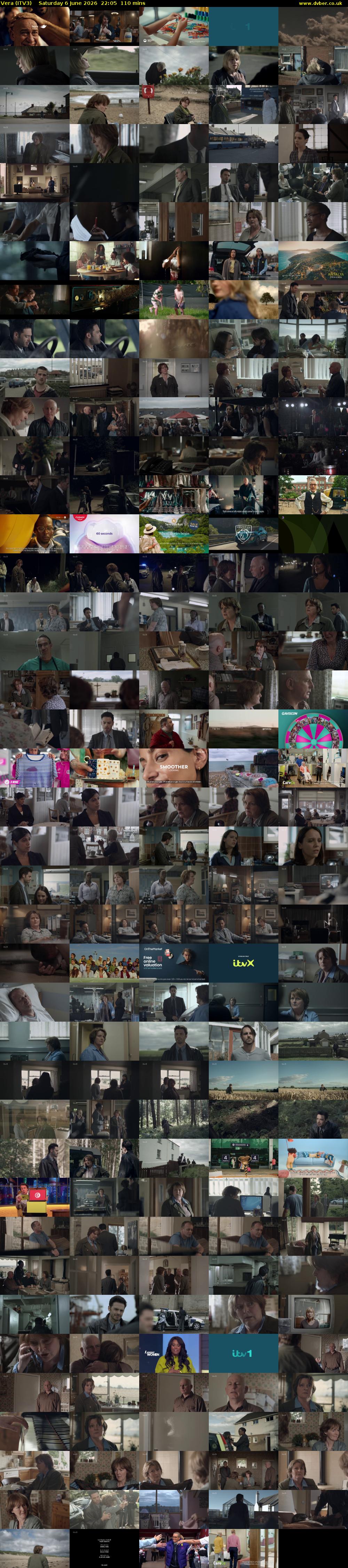 Vera (ITV3) Saturday 6 June 2026 22:05 - 23:55