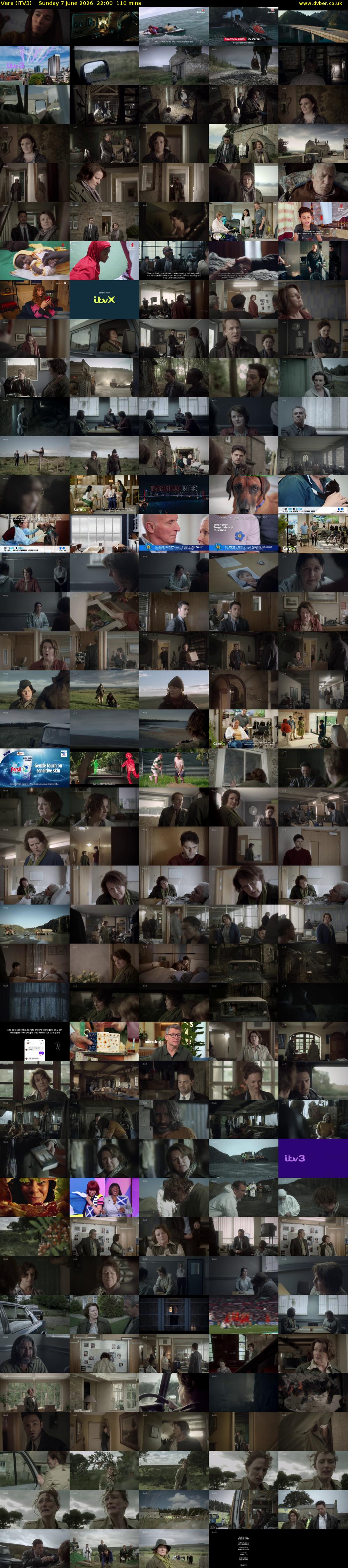 Vera (ITV3) Sunday 7 June 2026 22:00 - 23:50