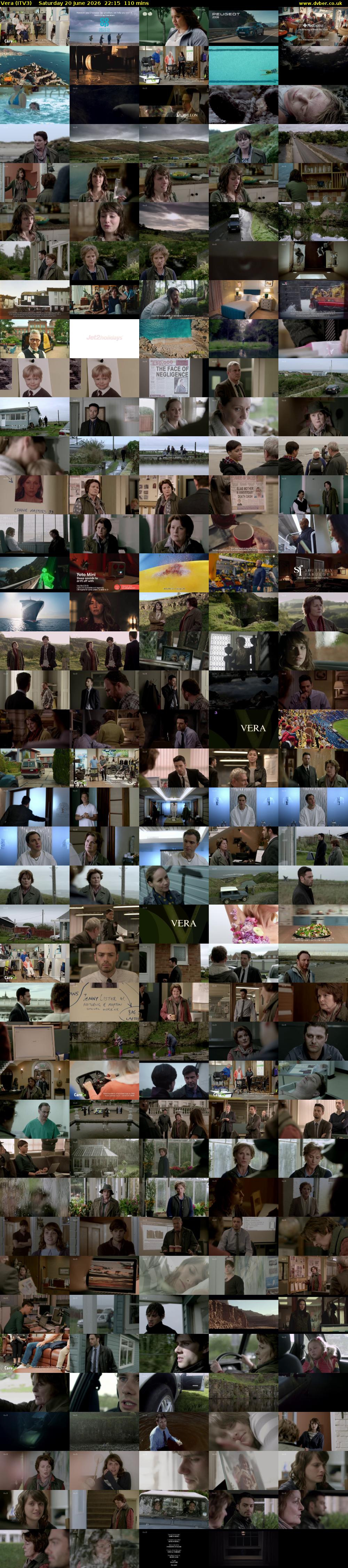 Vera (ITV3) Saturday 20 June 2026 22:15 - 00:05