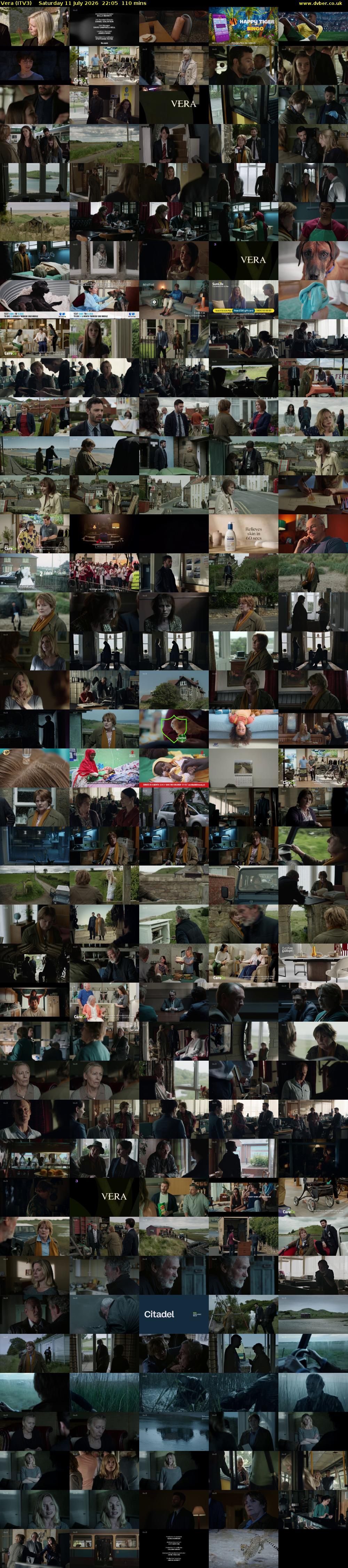 Vera (ITV3) Saturday 11 July 2026 22:05 - 23:55