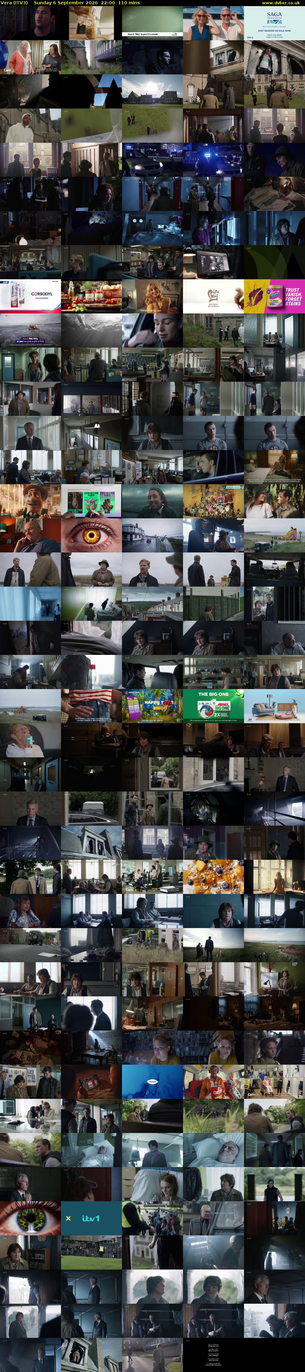 Vera (ITV3) Sunday 6 September 2026 22:00 - 23:50