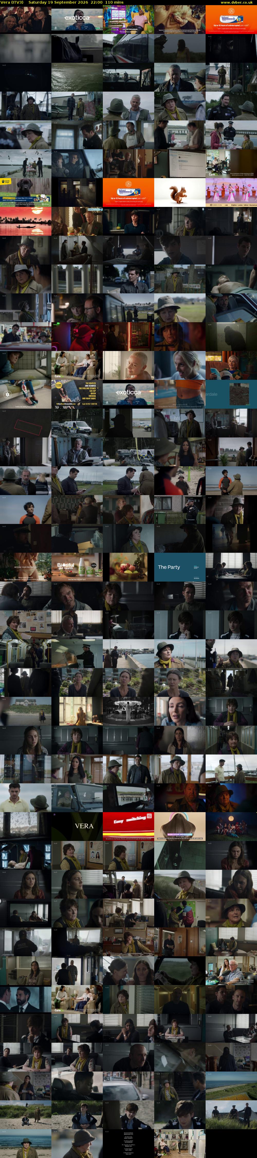 Vera (ITV3) Saturday 19 September 2026 22:00 - 23:50