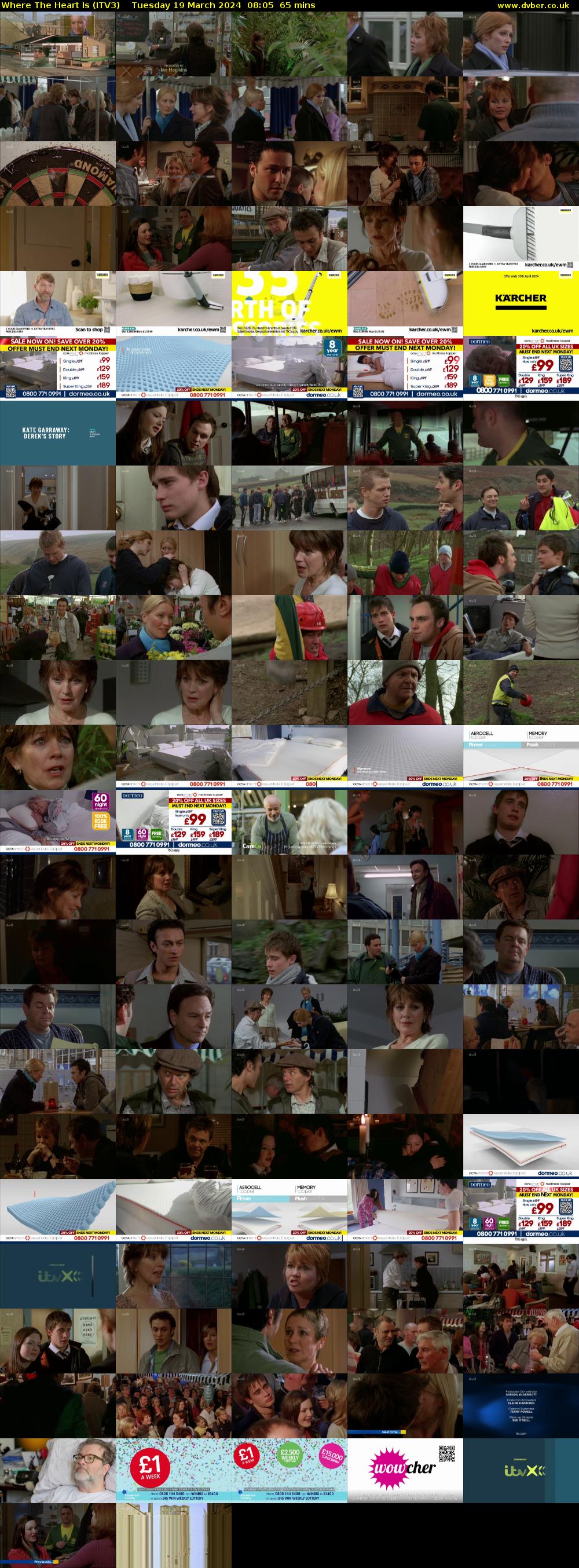 Where The Heart Is (ITV3) Tuesday 19 March 2024 08:05 - 09:10