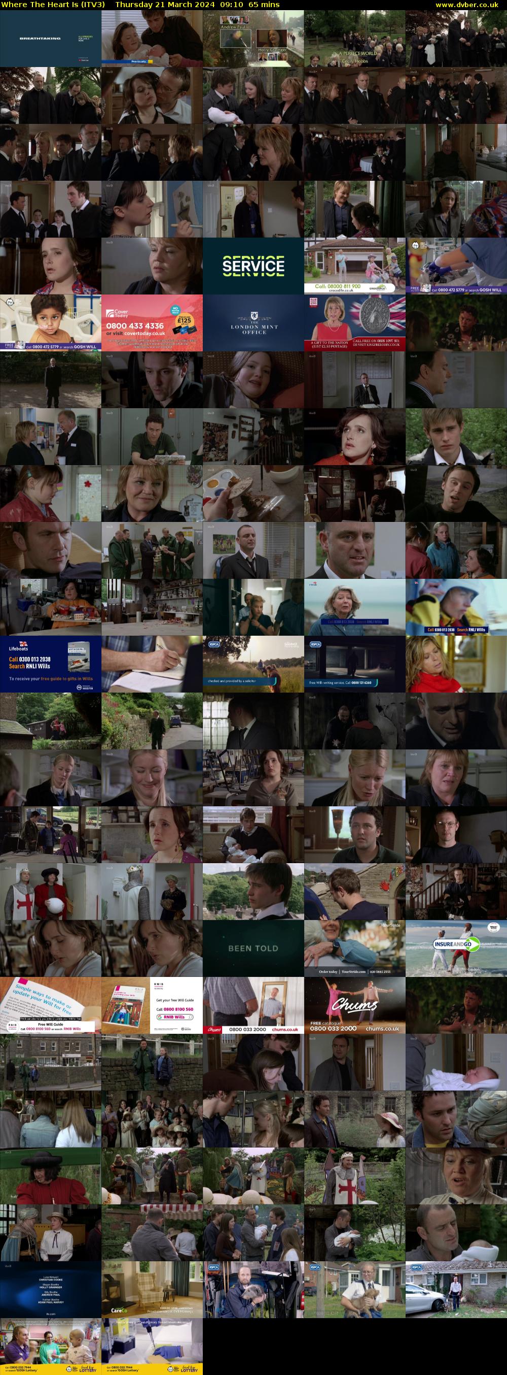 Where The Heart Is (ITV3) Thursday 21 March 2024 09:10 - 10:15