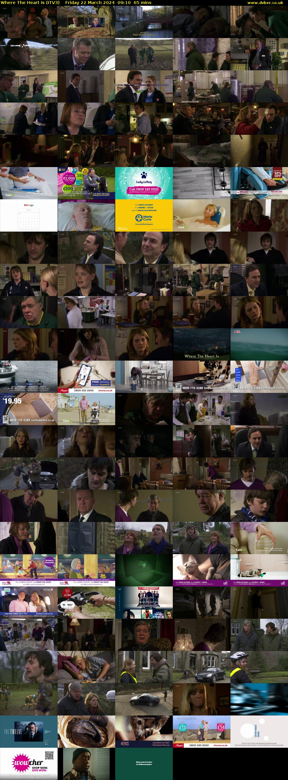 Where The Heart Is (ITV3) Friday 22 March 2024 09:10 - 10:15