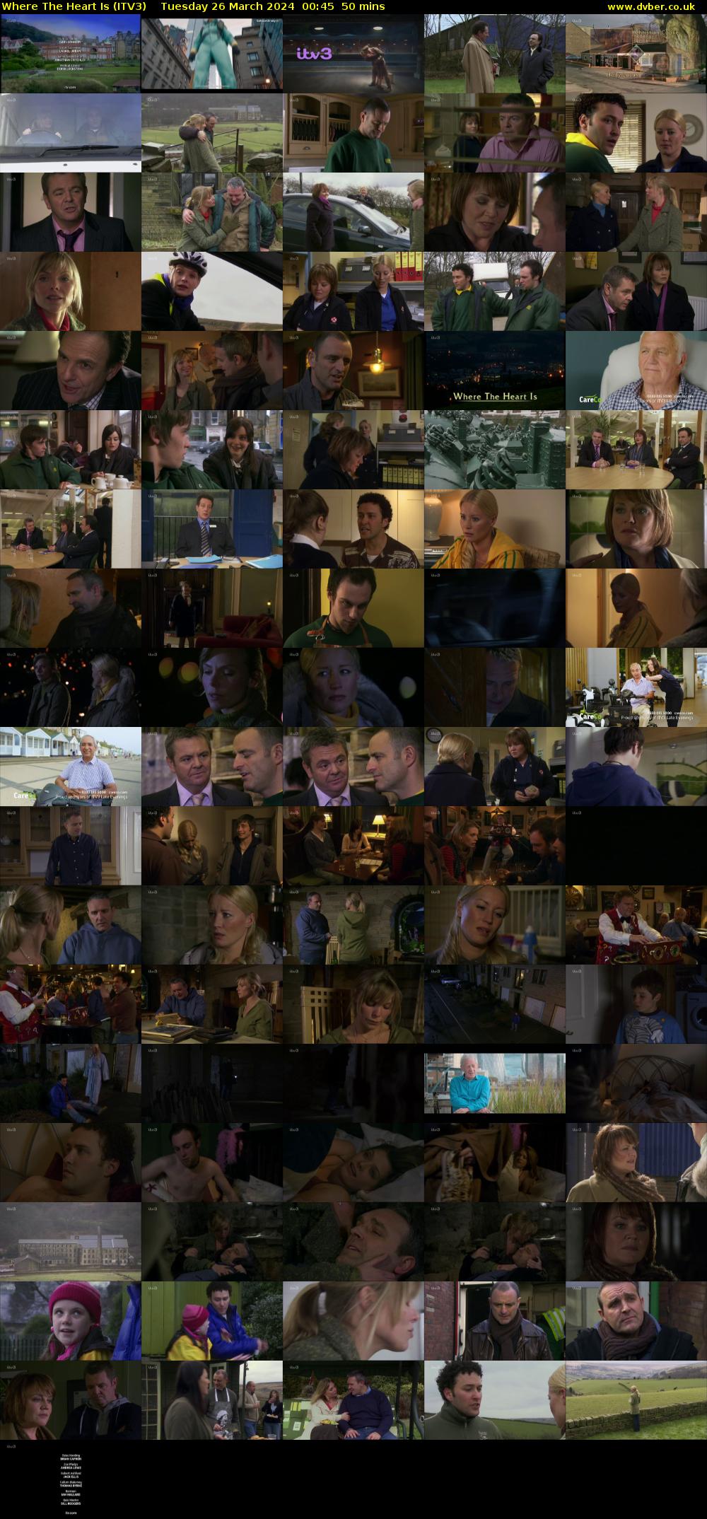 Where The Heart Is (ITV3) Tuesday 26 March 2024 00:45 - 01:35