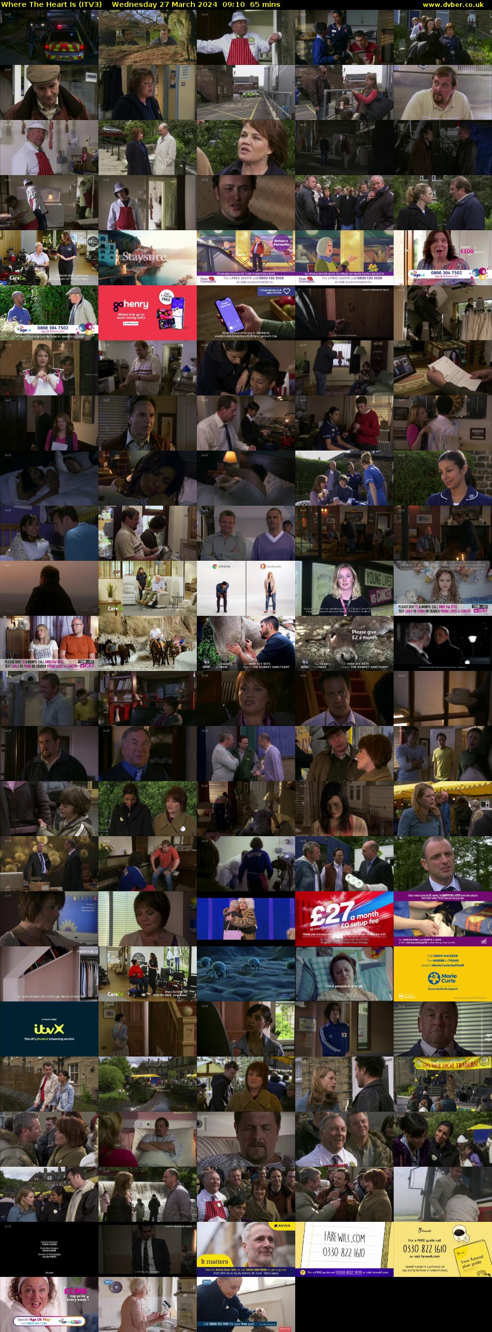 Where The Heart Is (ITV3) Wednesday 27 March 2024 09:10 - 10:15