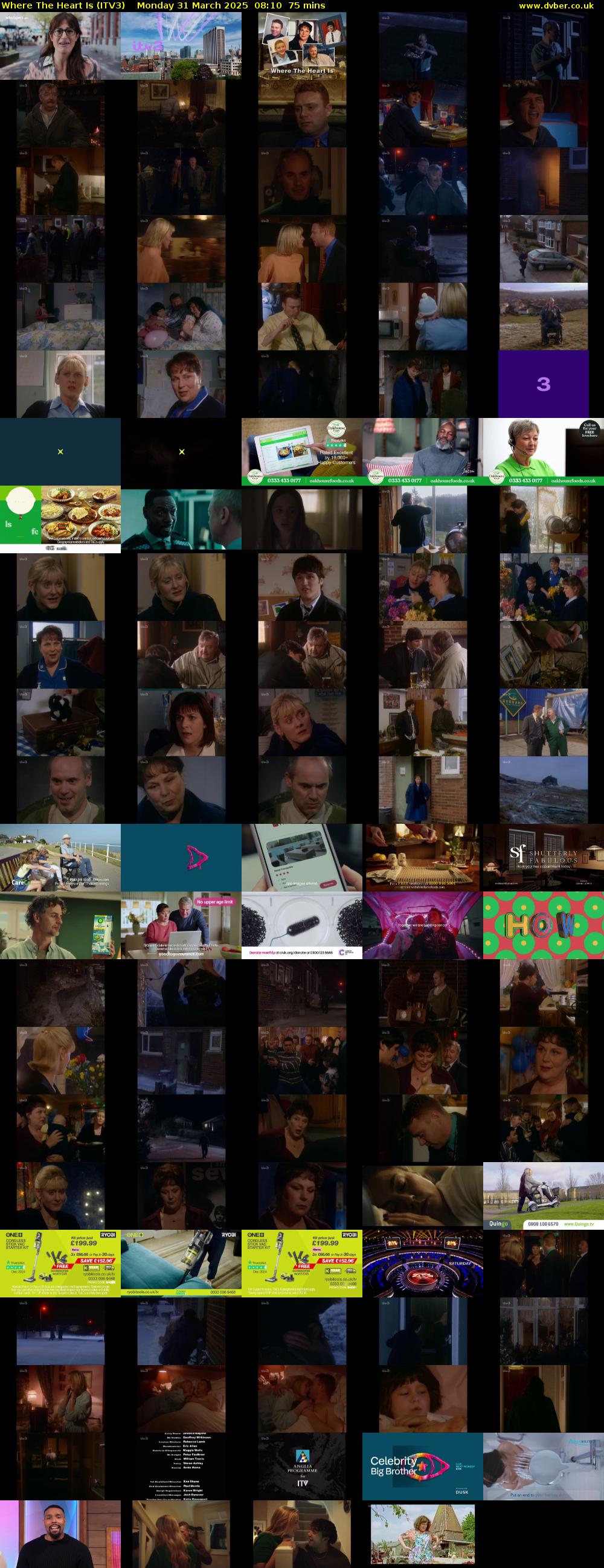 Where The Heart Is (ITV3) Monday 31 March 2025 08:10 - 09:25