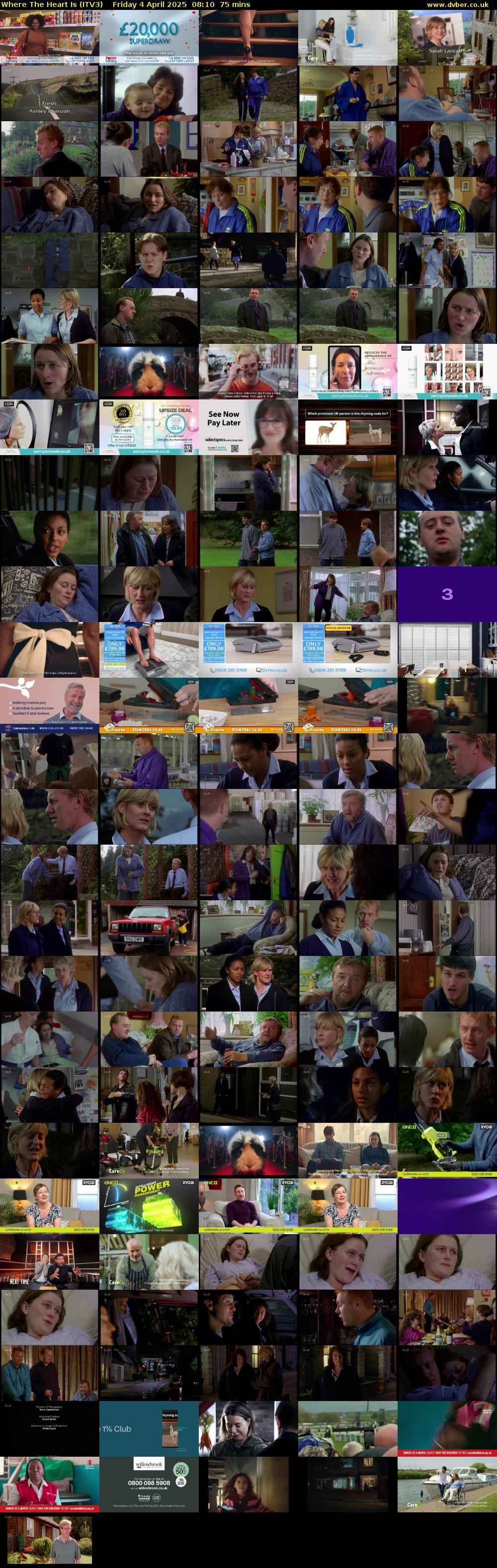 Where The Heart Is (ITV3) Friday 4 April 2025 08:10 - 09:25