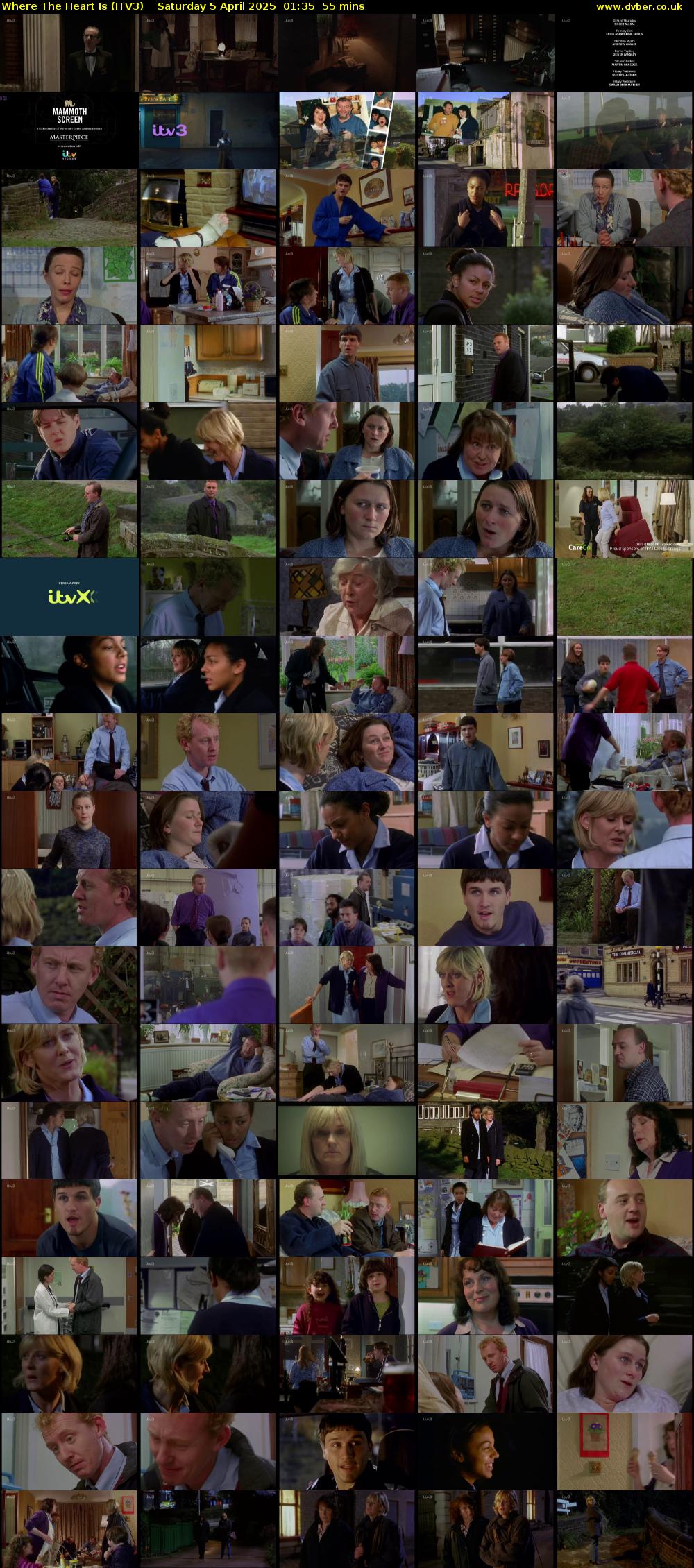 Where The Heart Is (ITV3) Saturday 5 April 2025 01:35 - 02:30