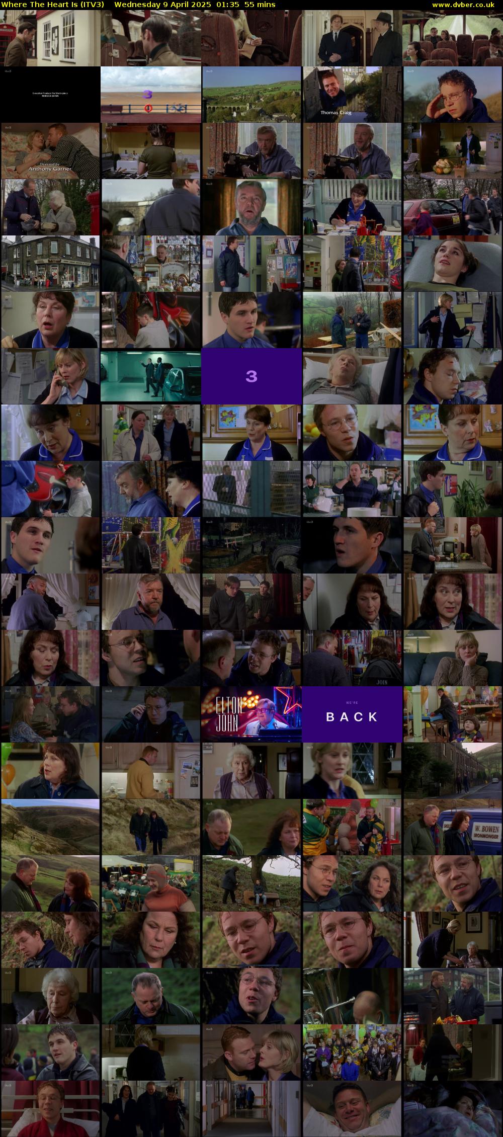 Where The Heart Is (ITV3) Wednesday 9 April 2025 01:35 - 02:30