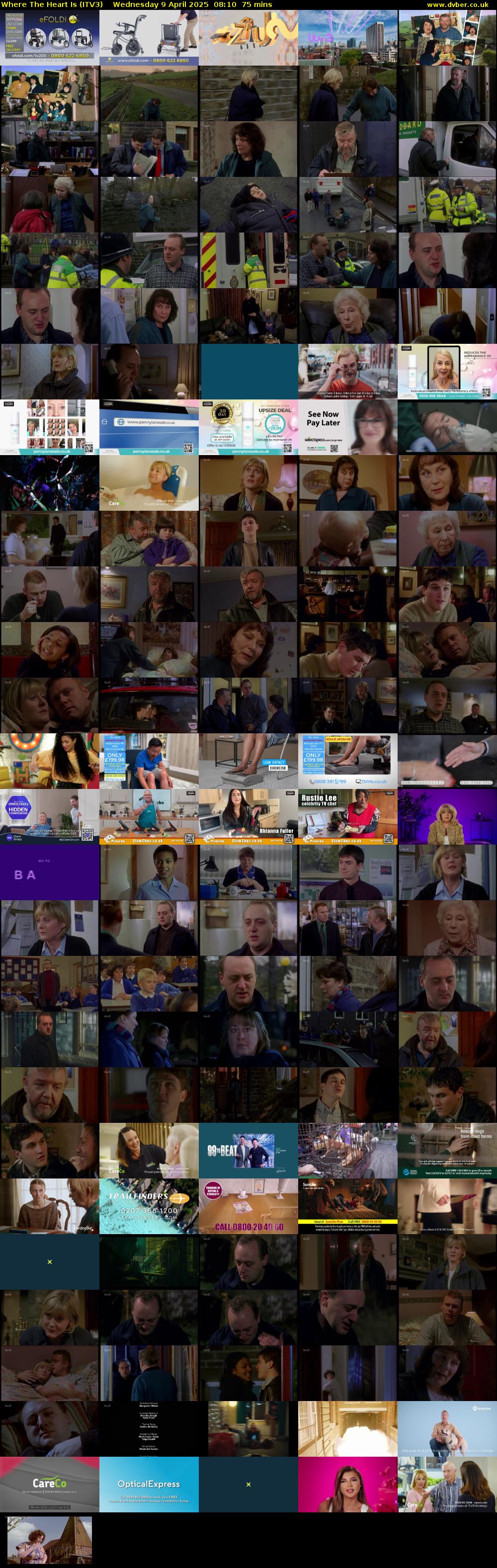 Where The Heart Is (ITV3) Wednesday 9 April 2025 08:10 - 09:25