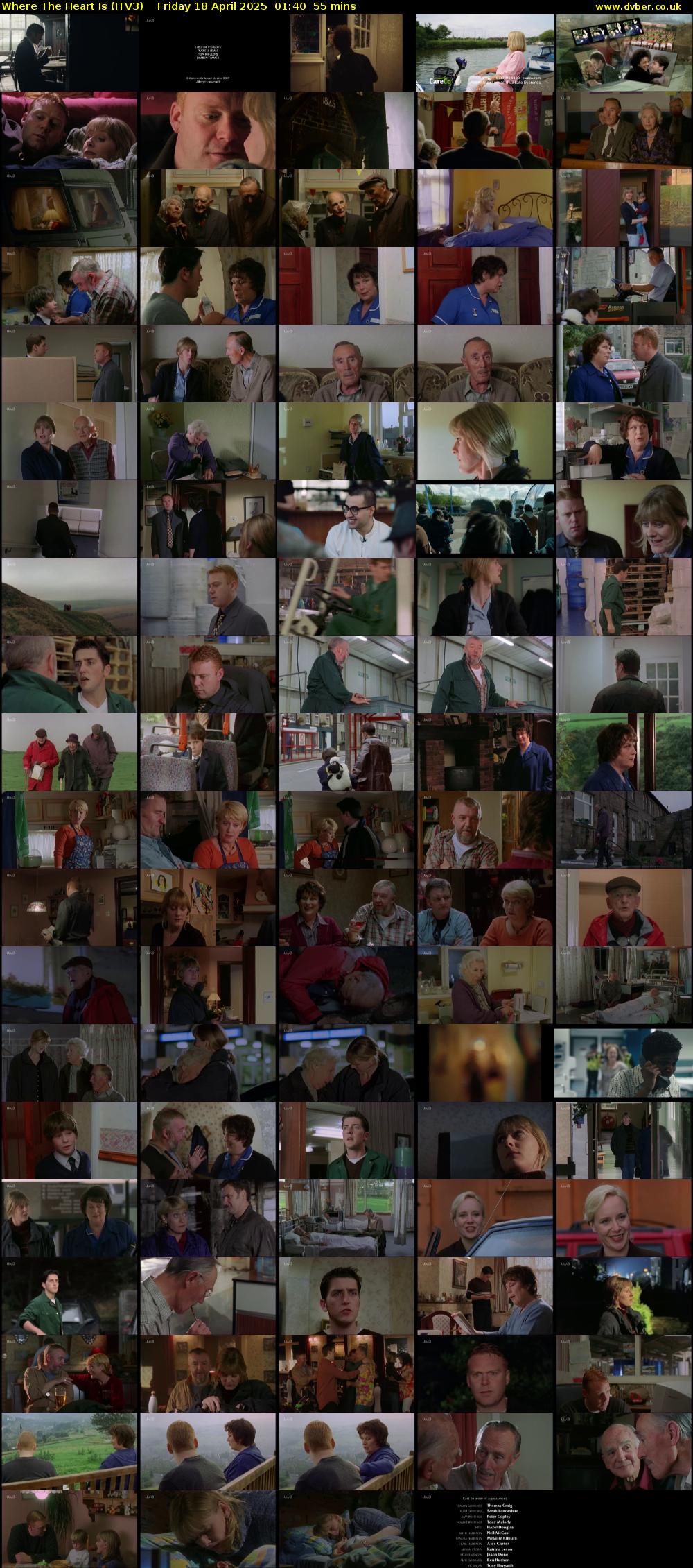 Where The Heart Is (ITV3) Friday 18 April 2025 01:40 - 02:35