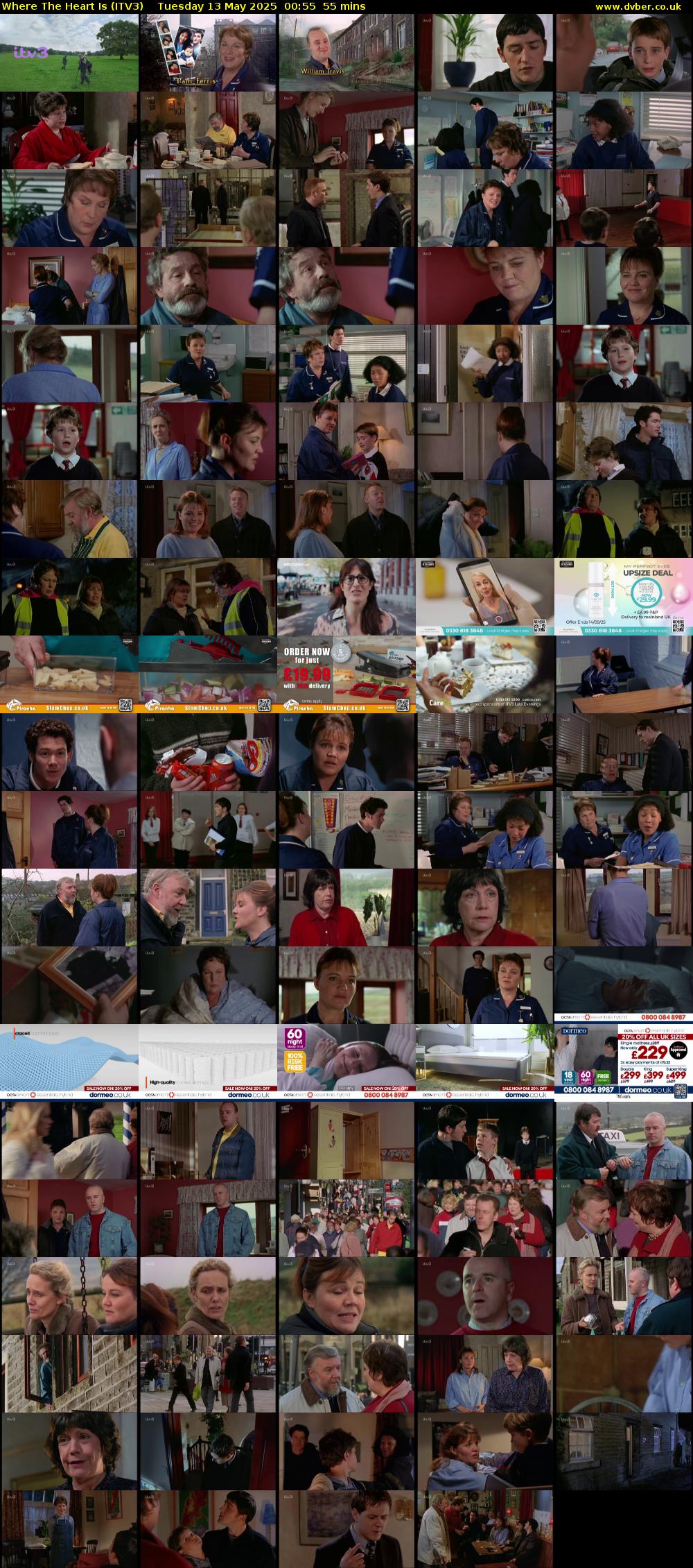 Where The Heart Is (ITV3) Tuesday 13 May 2025 00:55 - 01:50