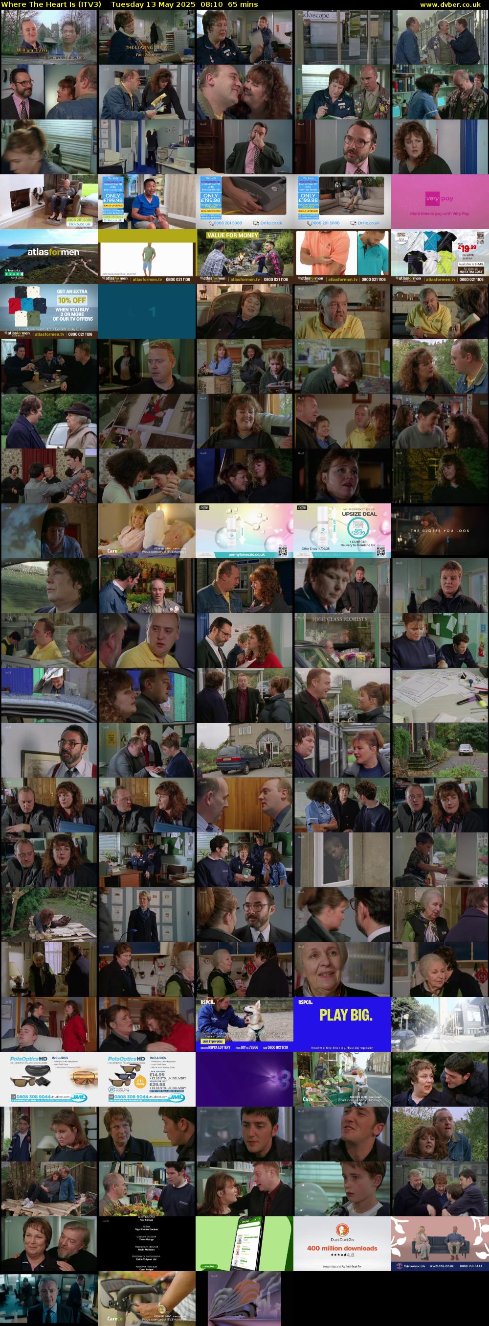 Where The Heart Is (ITV3) Tuesday 13 May 2025 08:10 - 09:15