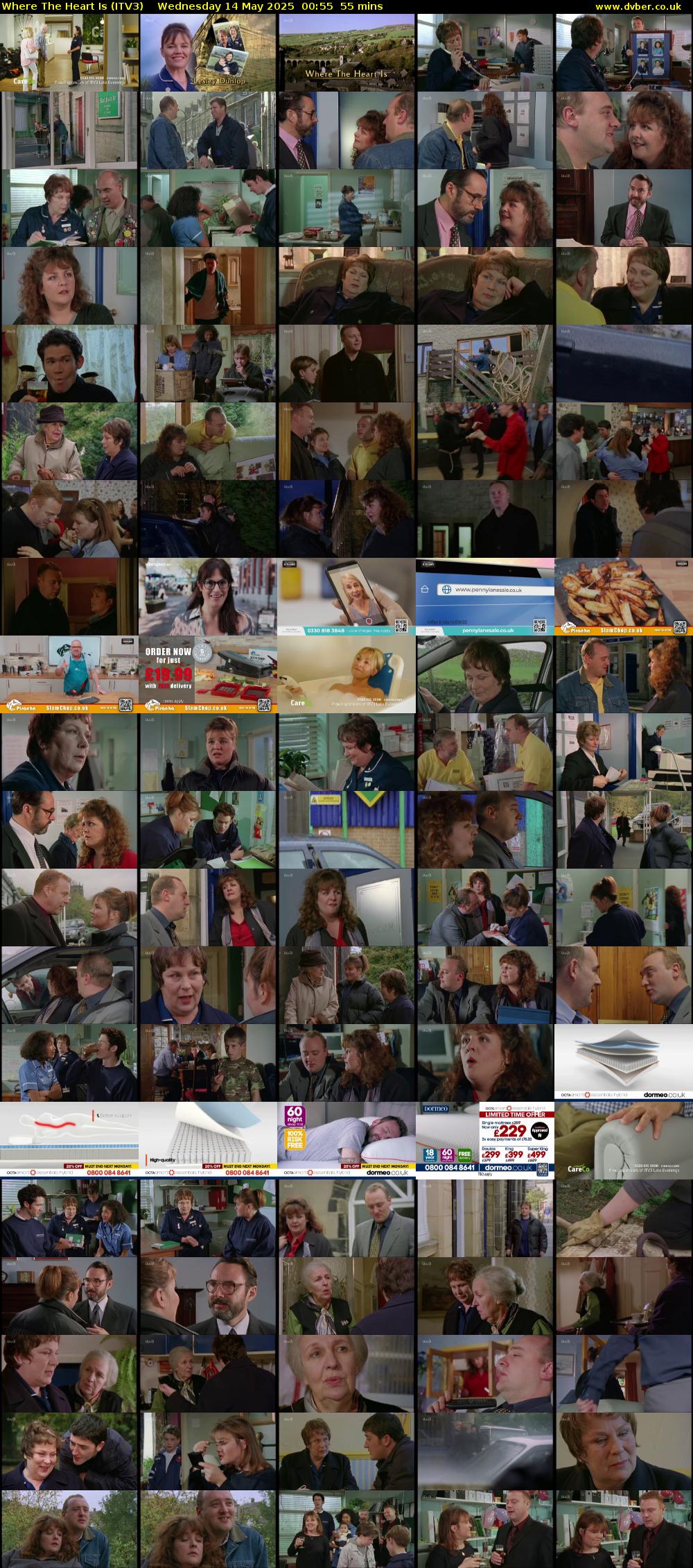 Where The Heart Is (ITV3) Wednesday 14 May 2025 00:55 - 01:50