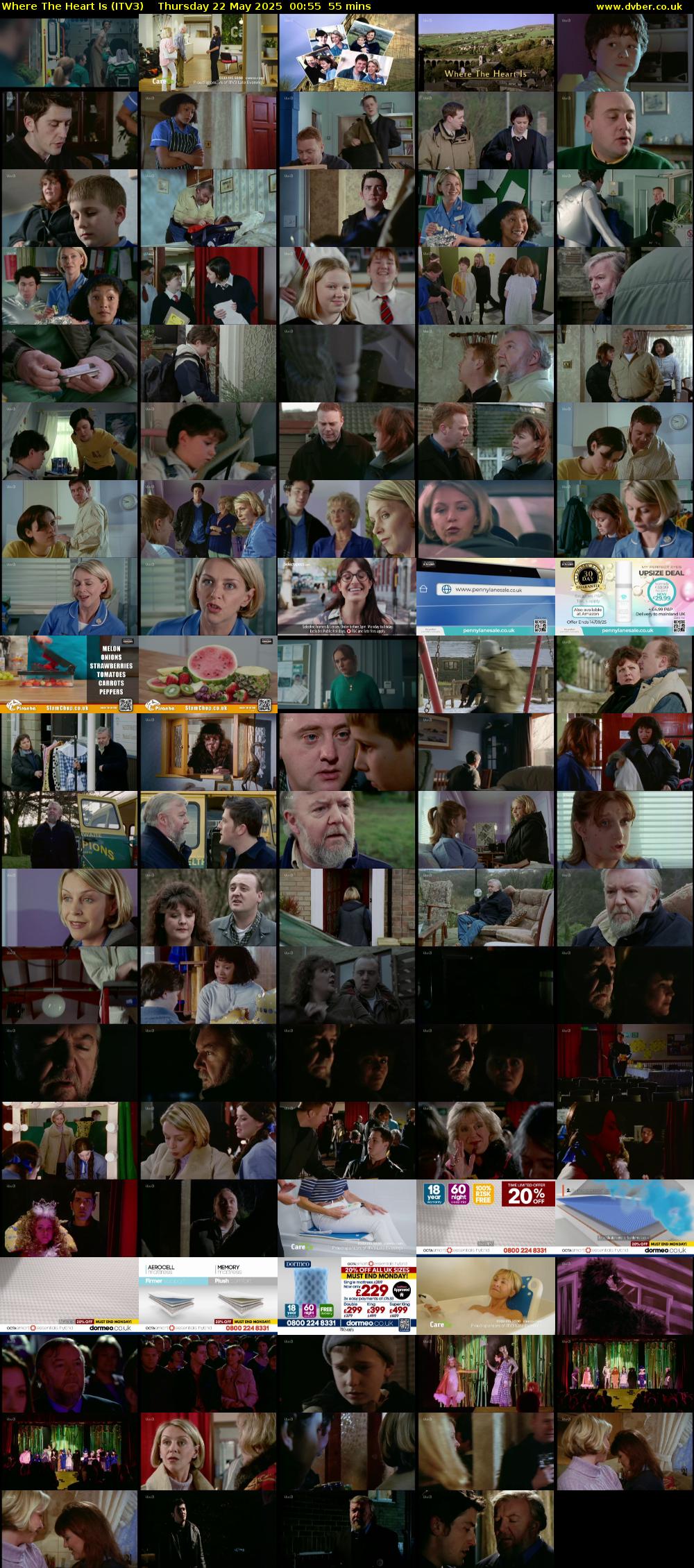 Where The Heart Is (ITV3) Thursday 22 May 2025 00:55 - 01:50