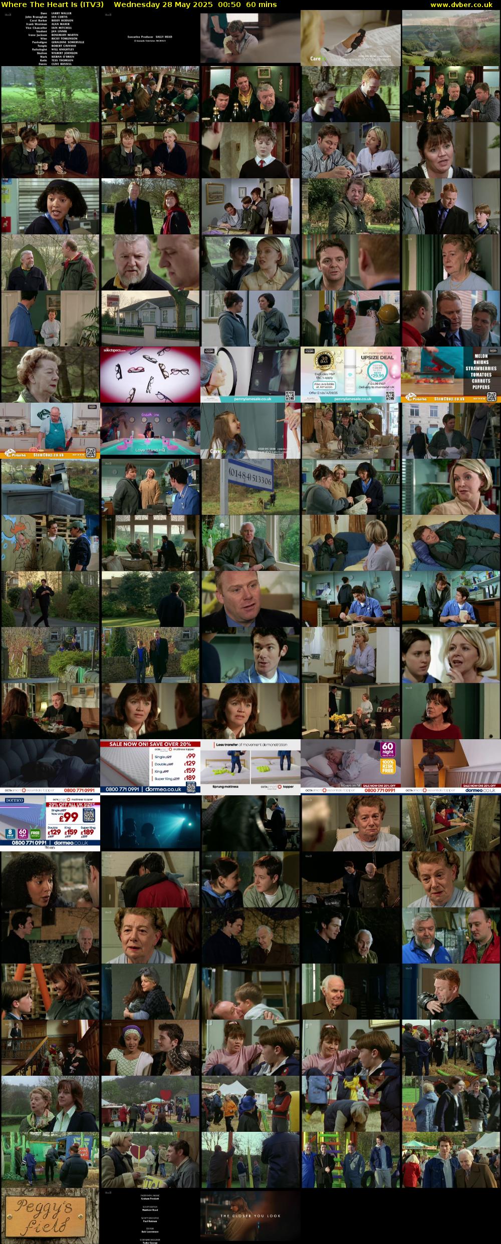Where The Heart Is (ITV3) Wednesday 28 May 2025 00:50 - 01:50