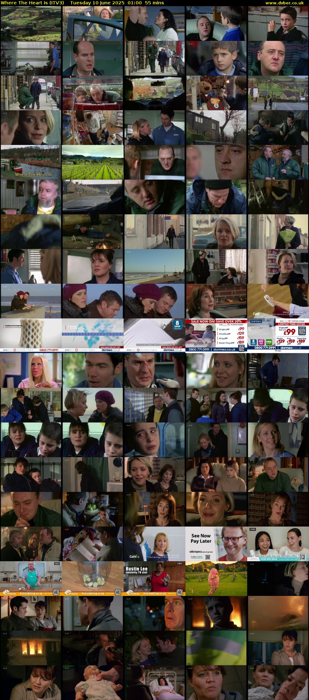 Where The Heart Is (ITV3) Tuesday 10 June 2025 01:00 - 01:55