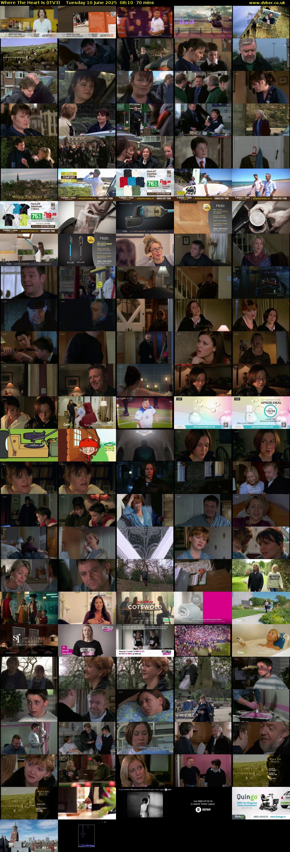 Where The Heart Is (ITV3) Tuesday 10 June 2025 08:10 - 09:20
