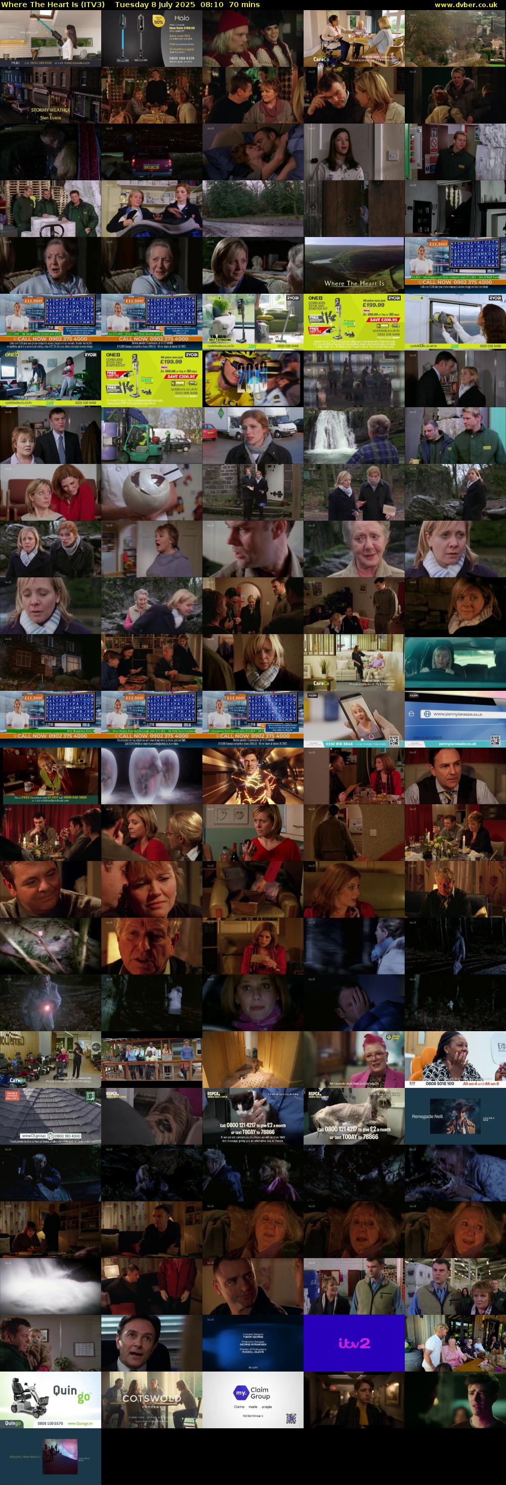 Where The Heart Is (ITV3) Tuesday 8 July 2025 08:10 - 09:20
