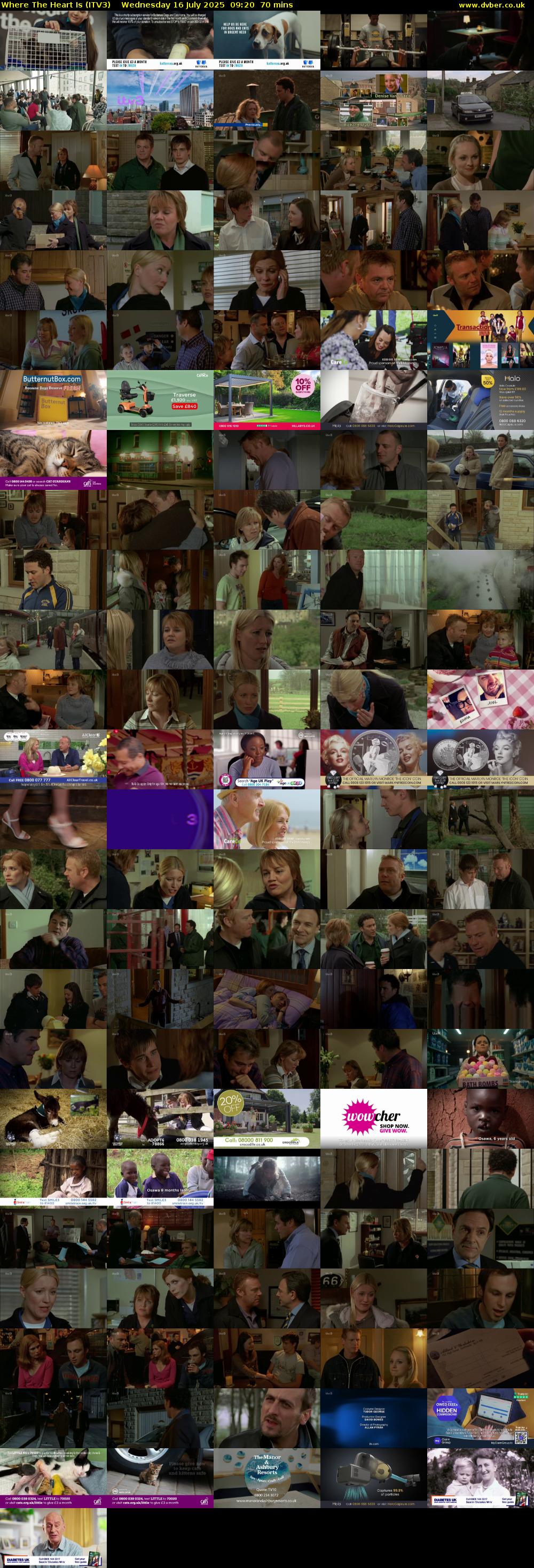 Where The Heart Is (ITV3) Wednesday 16 July 2025 09:20 - 10:30