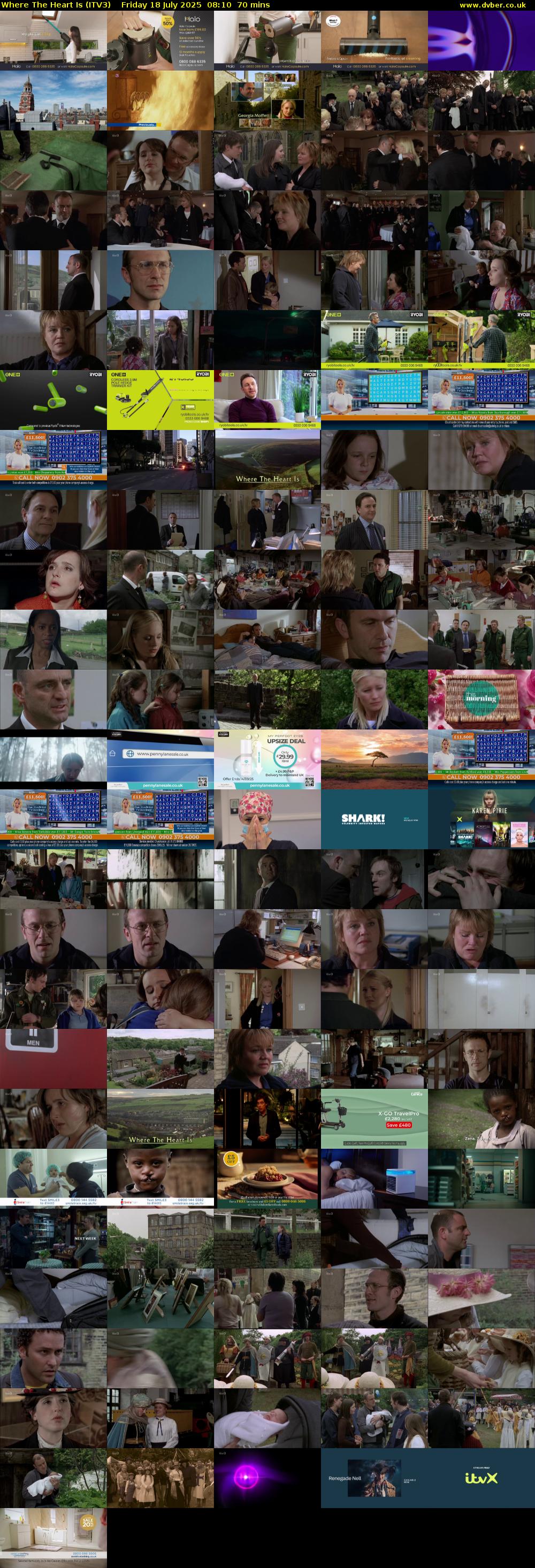 Where The Heart Is (ITV3) Friday 18 July 2025 08:10 - 09:20