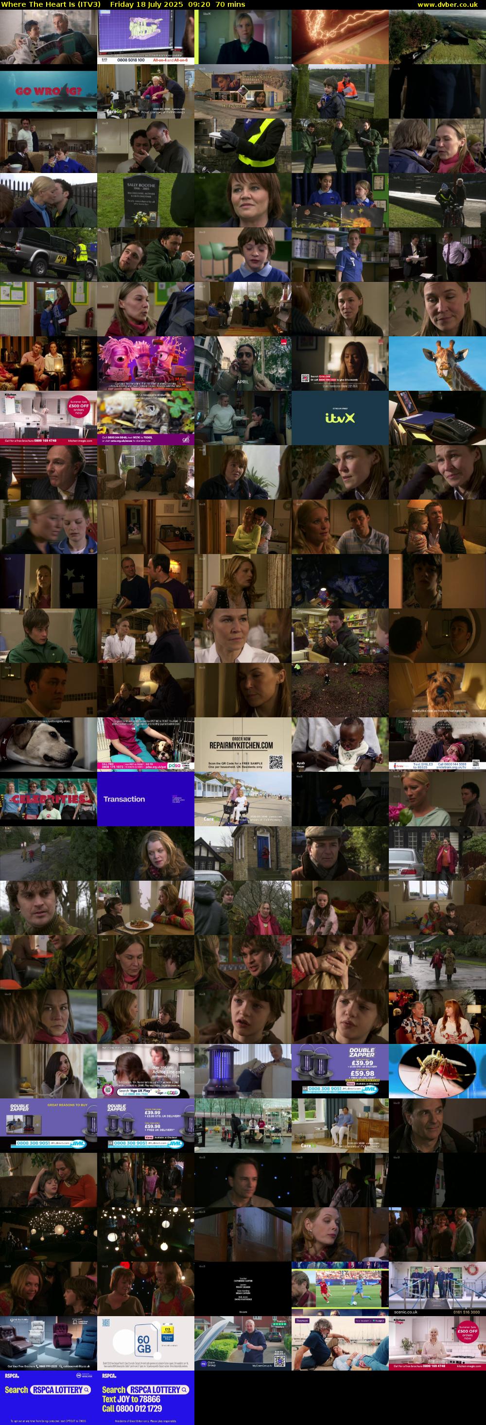 Where The Heart Is (ITV3) Friday 18 July 2025 09:20 - 10:30
