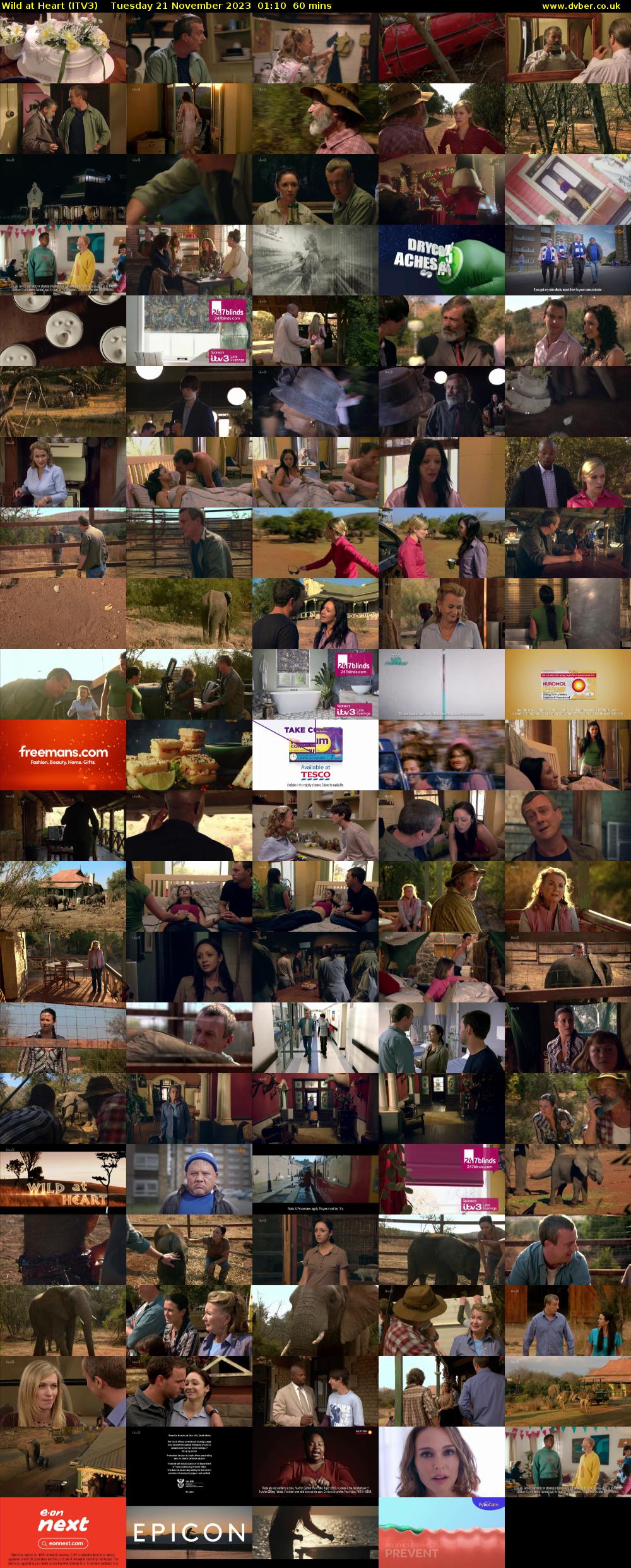 Wild at Heart (ITV3) Tuesday 21 November 2023 01:10 - 02:10