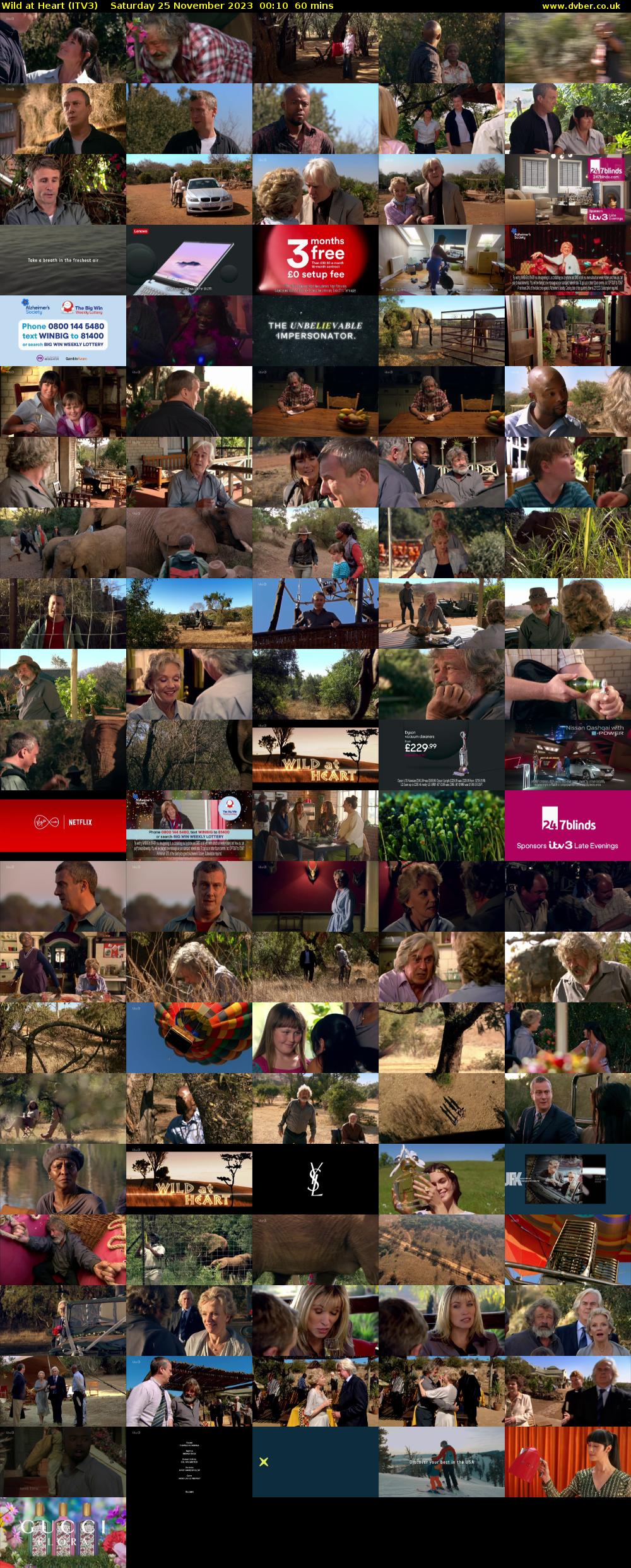 Wild at Heart (ITV3) Saturday 25 November 2023 00:10 - 01:10