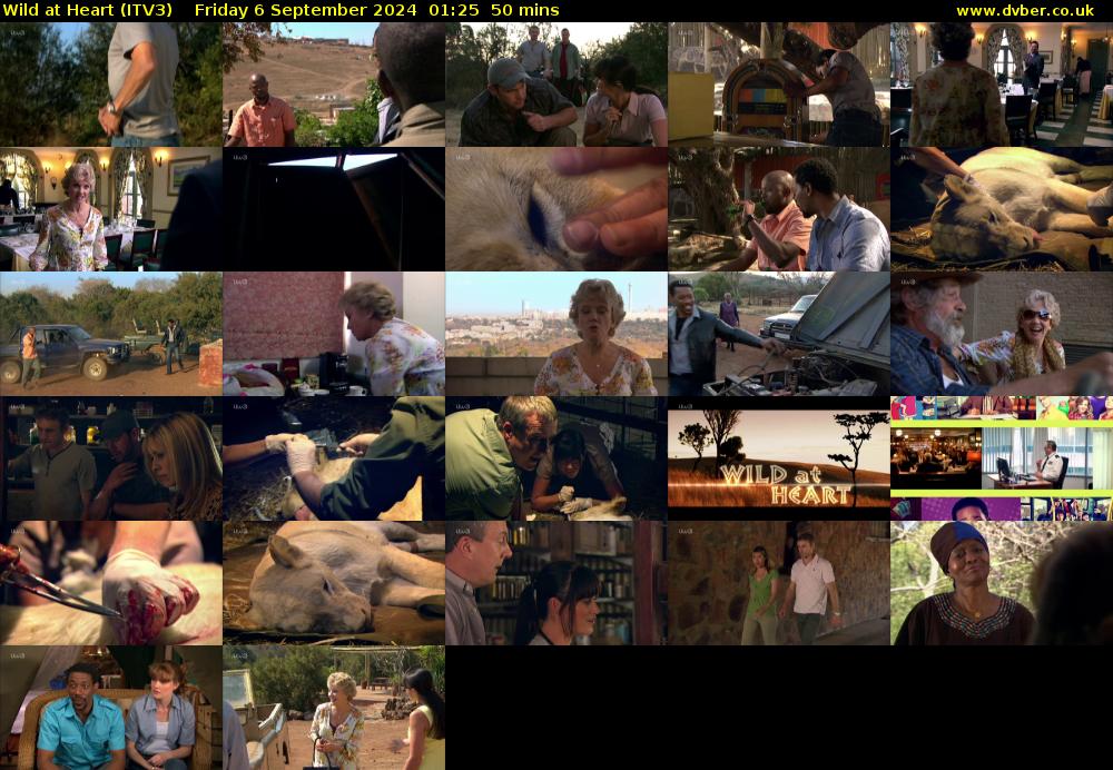 Wild at Heart (ITV3) Friday 6 September 2024 01:25 - 02:15