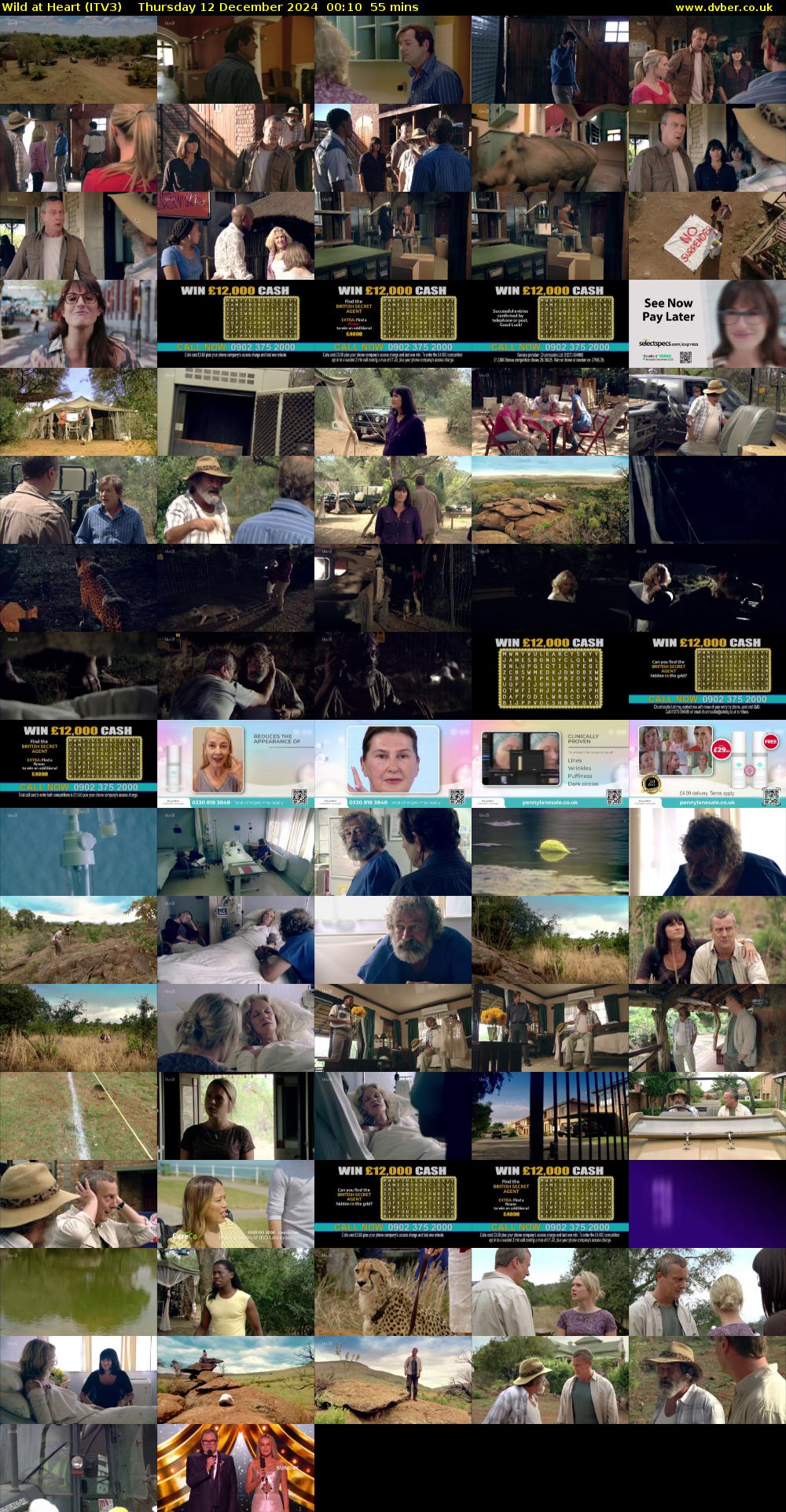 Wild at Heart (ITV3) Thursday 12 December 2024 00:10 - 01:05