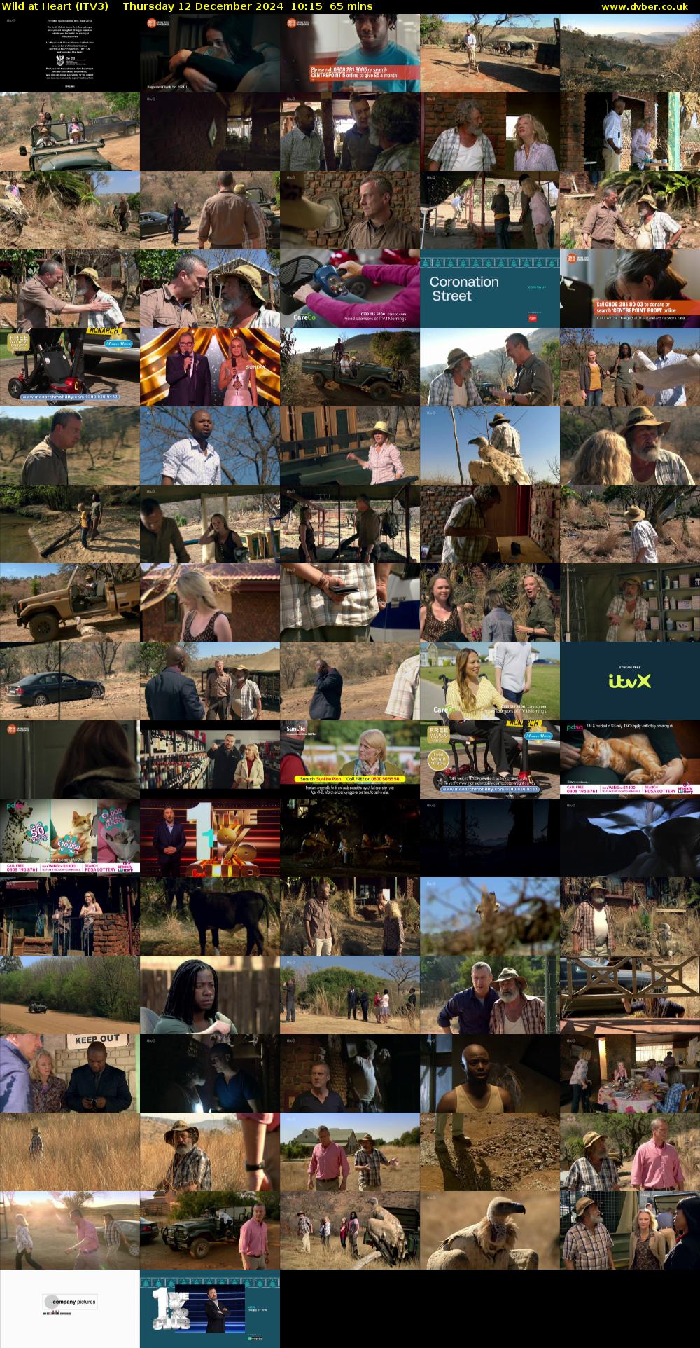 Wild at Heart (ITV3) Thursday 12 December 2024 10:15 - 11:20