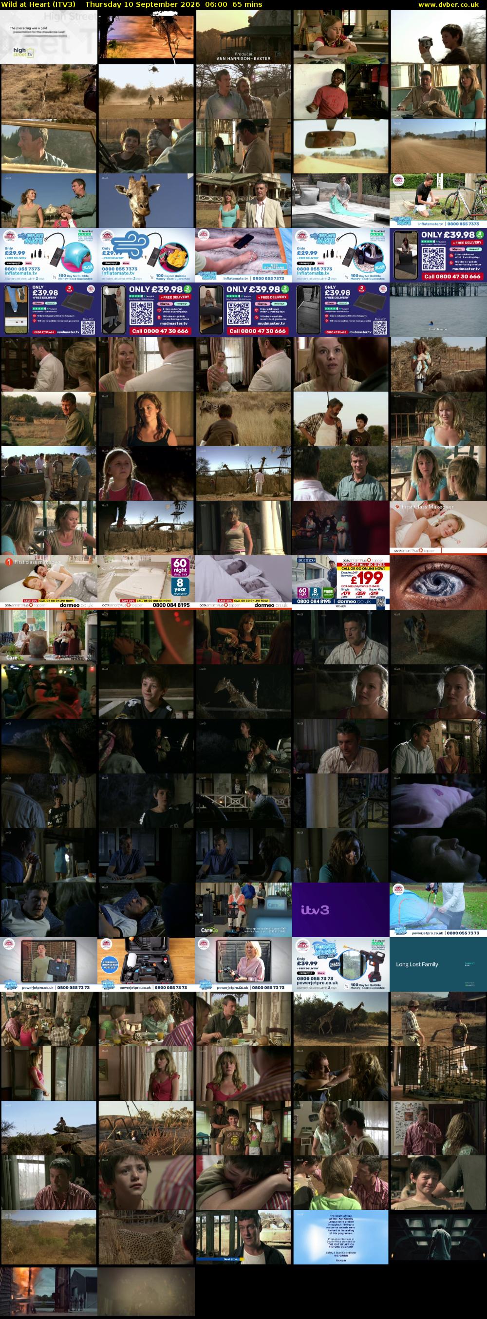 Wild at Heart (ITV3) Thursday 10 September 2026 06:00 - 07:05
