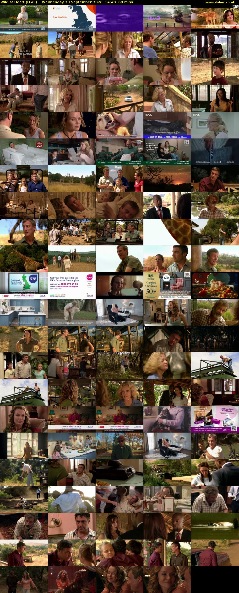 Wild at Heart (ITV3) Wednesday 23 September 2026 14:40 - 15:40