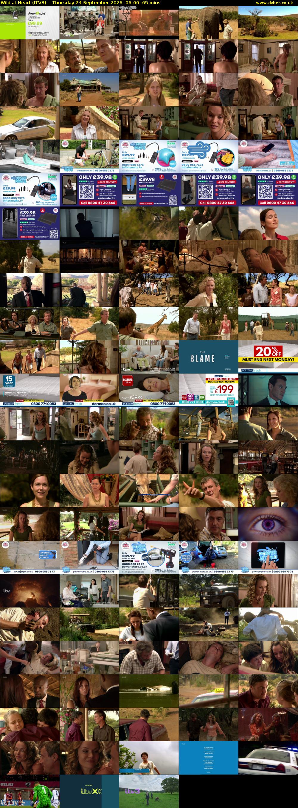 Wild at Heart (ITV3) Thursday 24 September 2026 06:00 - 07:05