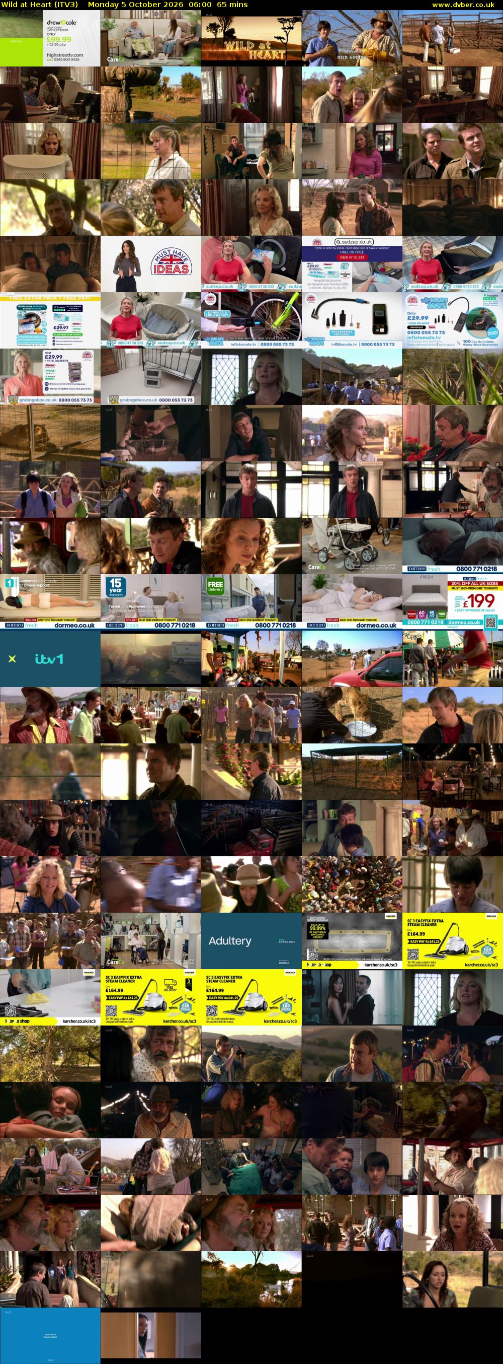 Wild at Heart (ITV3) Monday 5 October 2026 06:00 - 07:05