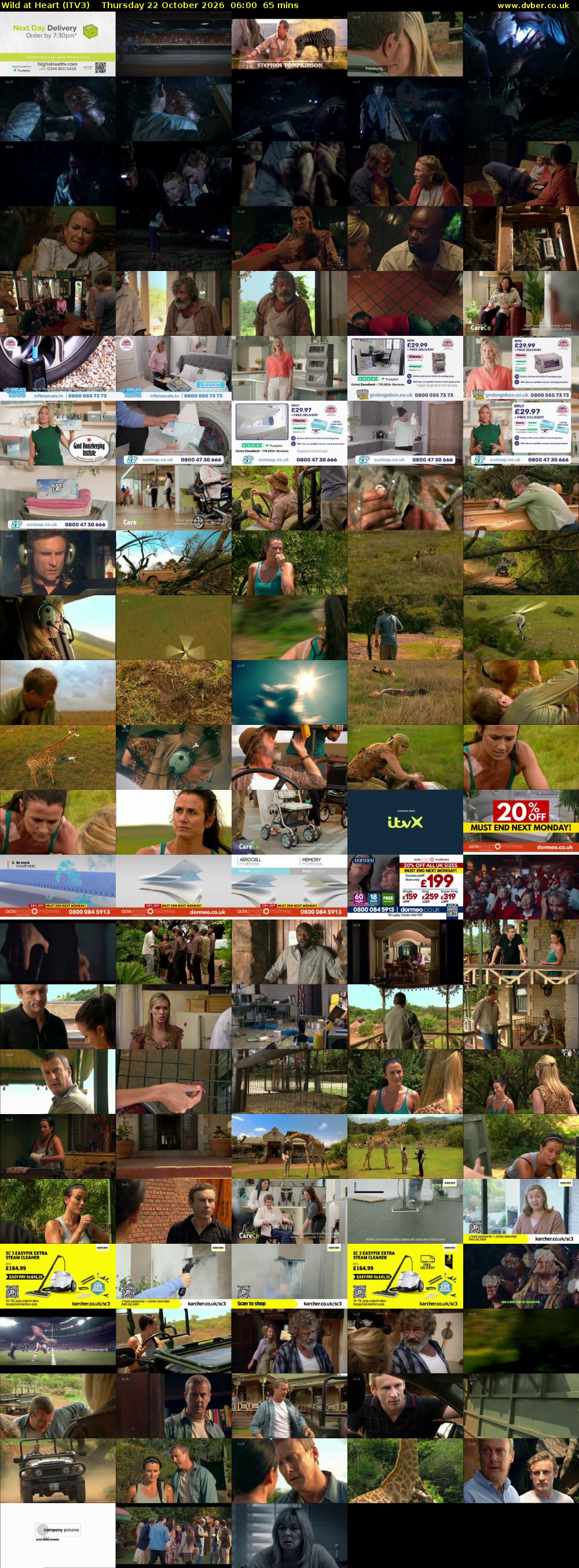 Wild at Heart (ITV3) Thursday 22 October 2026 06:00 - 07:05
