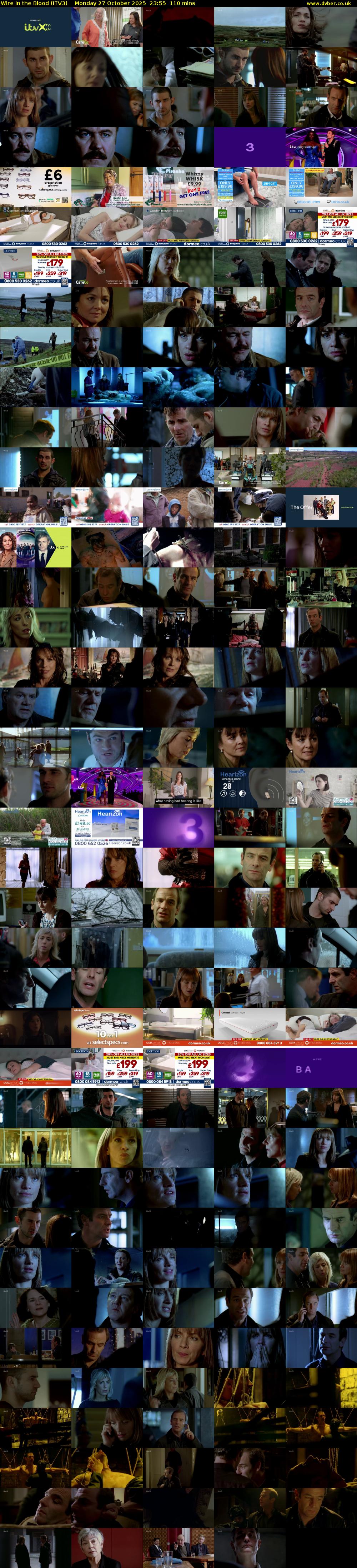 Wire in the Blood (ITV3) Monday 27 October 2025 23:55 - 01:45