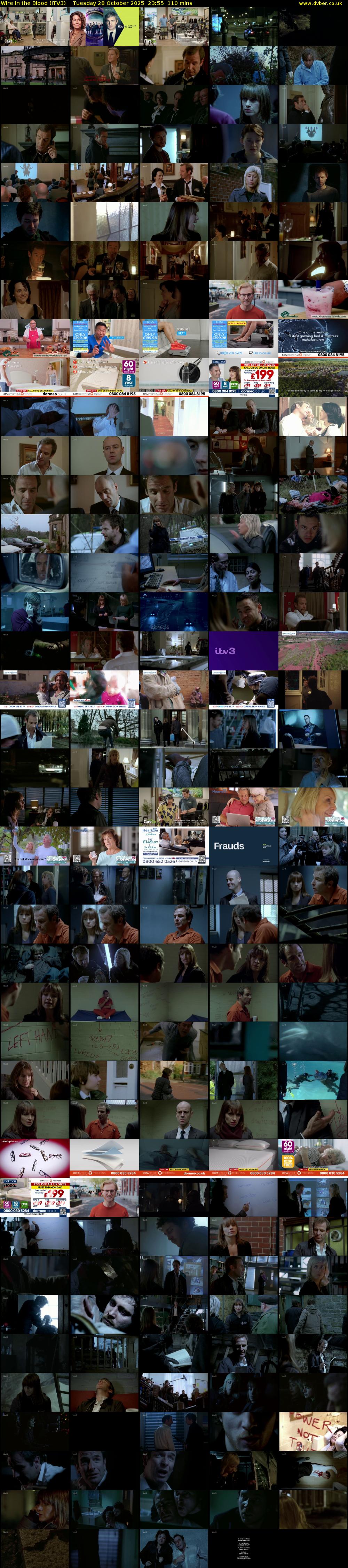 Wire in the Blood (ITV3) Tuesday 28 October 2025 23:55 - 01:45