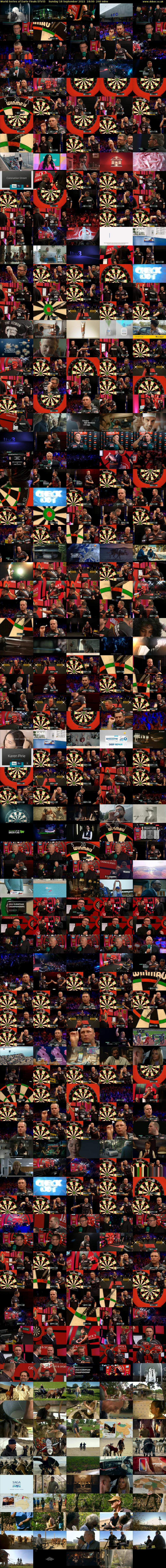 World Series of Darts Finals (ITV3) Sunday 18 September 2022 18:00 - 22:00