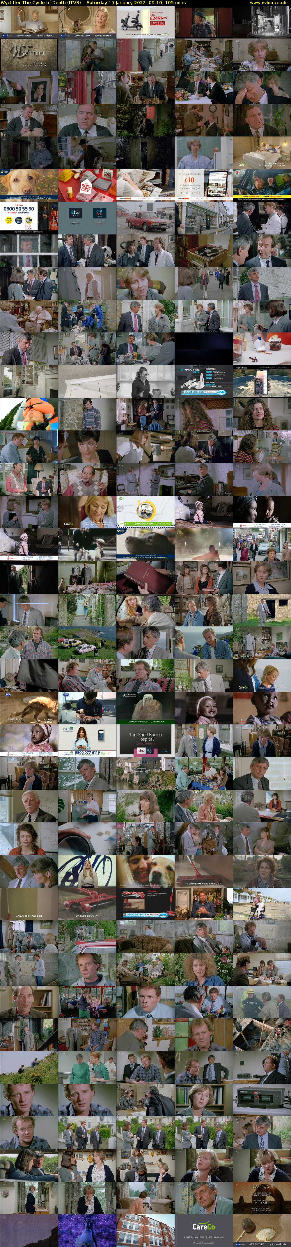 Wycliffe: the Cycle of Death (ITV3) Saturday 15 January 2022 09:10 - 10:55