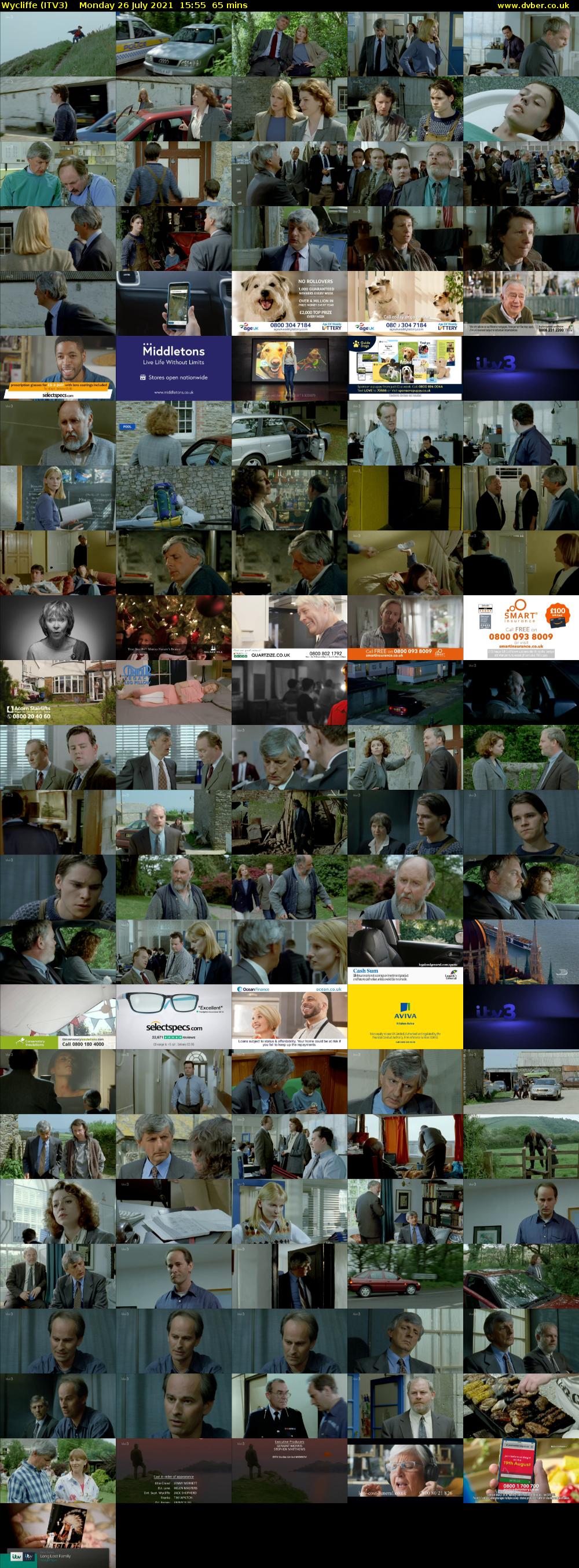 Wycliffe (ITV3) Monday 26 July 2021 15:55 - 17:00