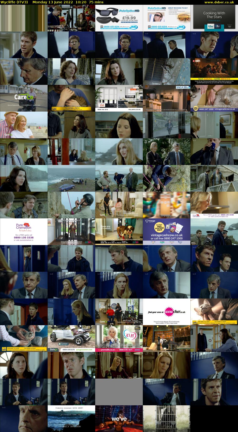 Wycliffe (ITV3) Monday 13 June 2022 10:20 - 11:35