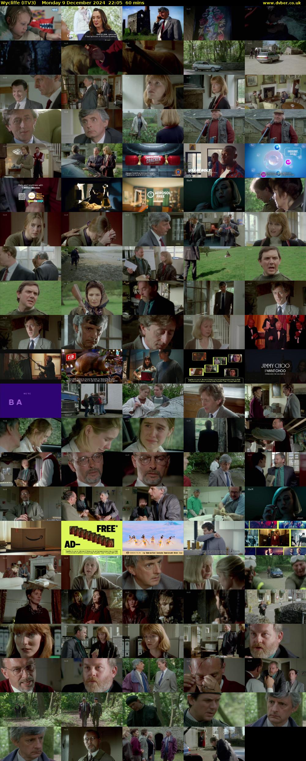 Wycliffe (ITV3) Monday 9 December 2024 22:05 - 23:05