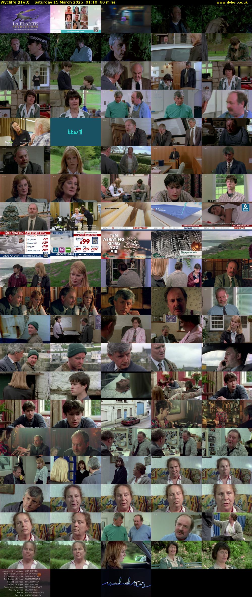 Wycliffe (ITV3) Saturday 15 March 2025 01:10 - 02:10