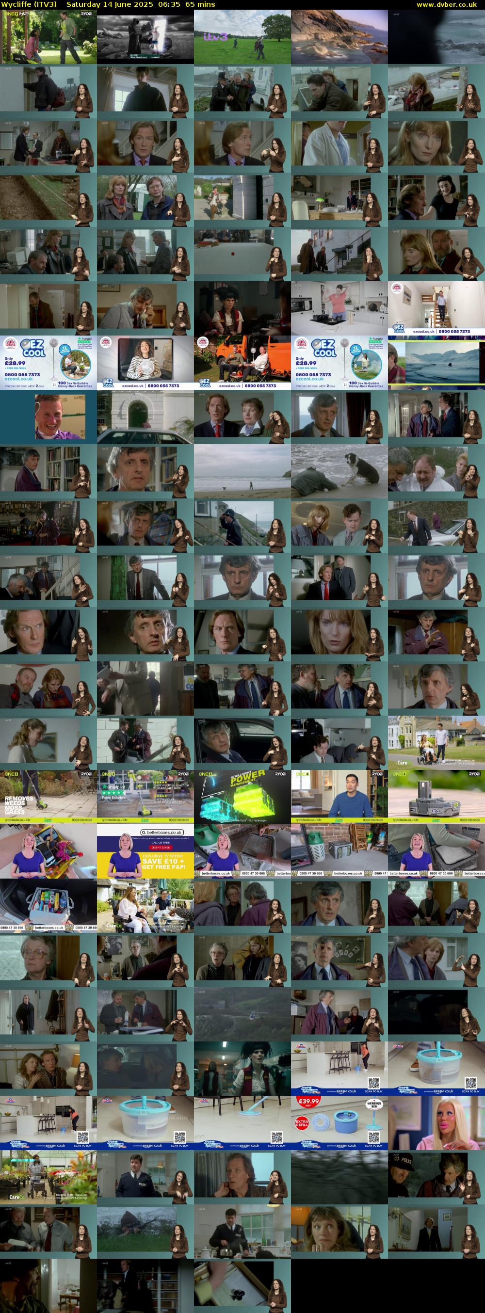 Wycliffe (ITV3) Saturday 14 June 2025 06:35 - 07:40